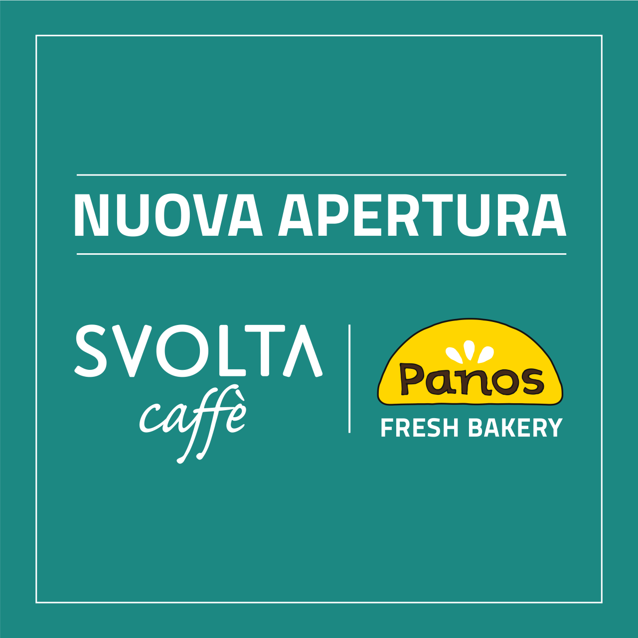 Nuova apertura svolta caffè - Panos logo